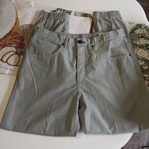 rag and bone Sage Green Button up Joggers